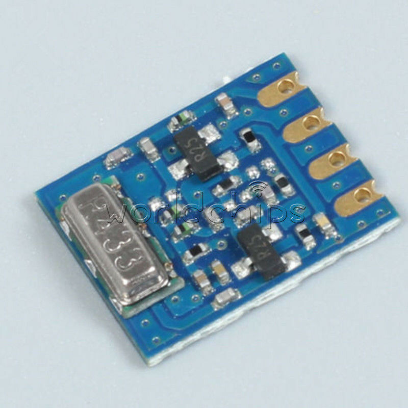 500mW High-power 433MHz ASK Wireless Transmitter 1.3V-9.0V Switch/Remote/Alarm