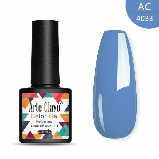 Arte Clavo LED 8ml Varnishes Gel UV Soak off Nail Nail Art Base Top Coat Polish