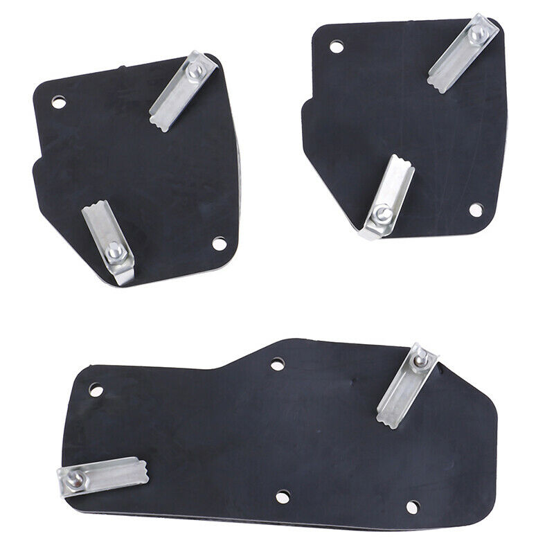 3PCS Non slip Manual Transmission MT CAR TRUCK CHROME PEDAL Foot PAD COVER f LS