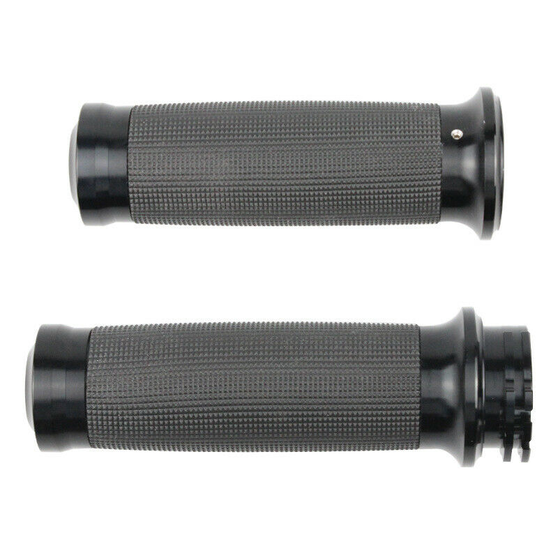 2PCS 25mm Motorcycle Scooter Bike 1" Rubber Handle Bar Hand Grip Anti-skid Cover