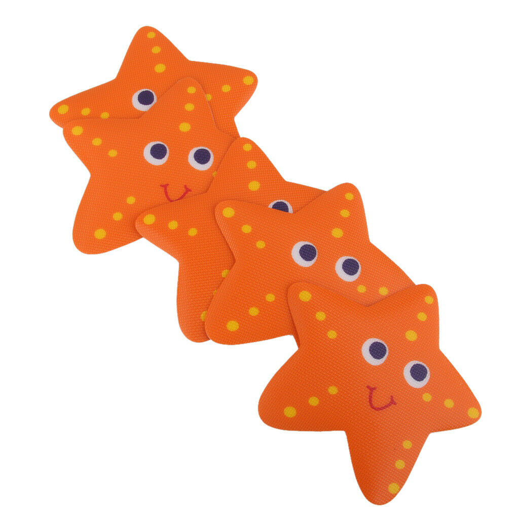 40Pc Starfish Safety Bath Tub Treads Non Slip Applique Stickers Strong Sticky