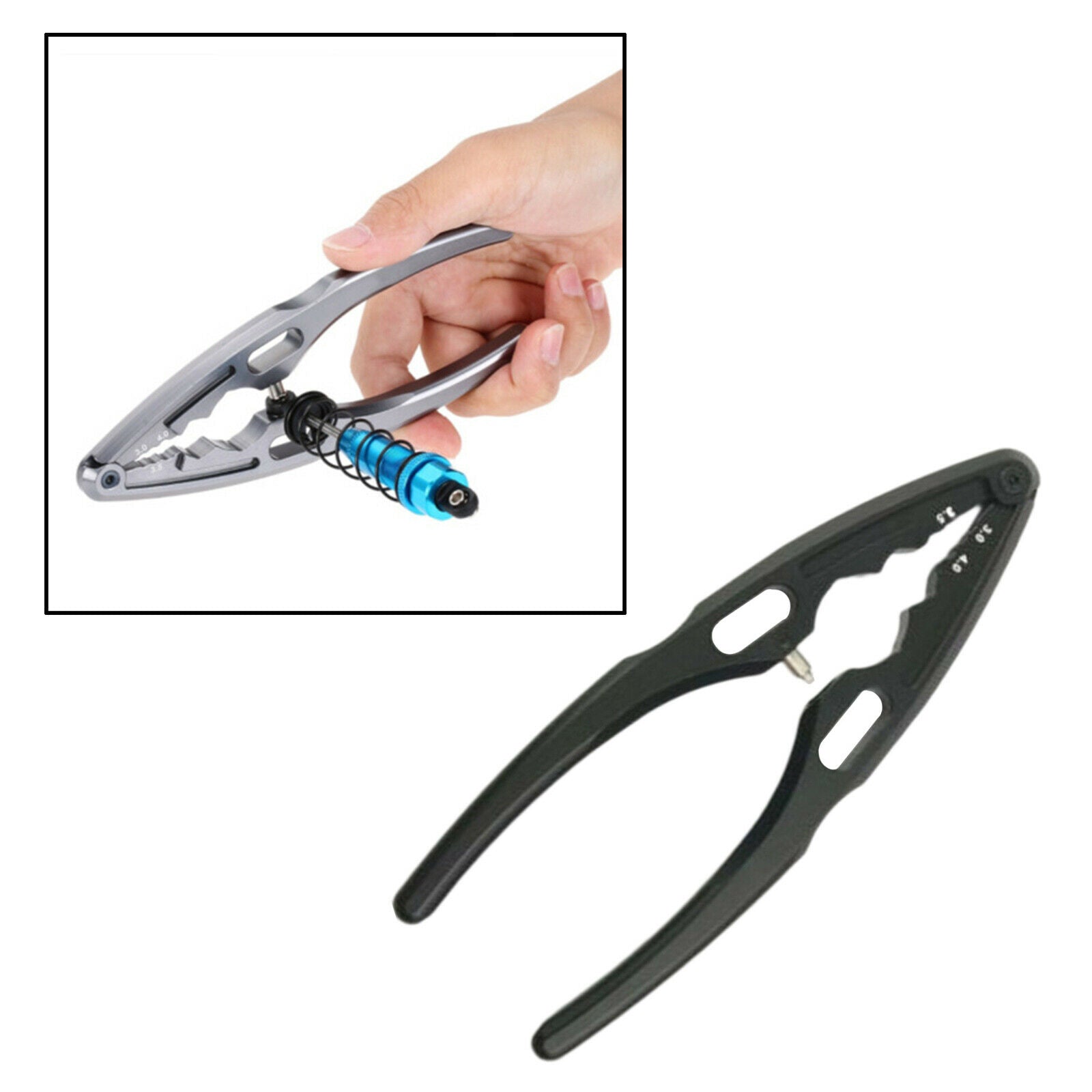 Steel RC Multi Shock Pliers Shaft Pliers Clamp Maintenance for Car Parts