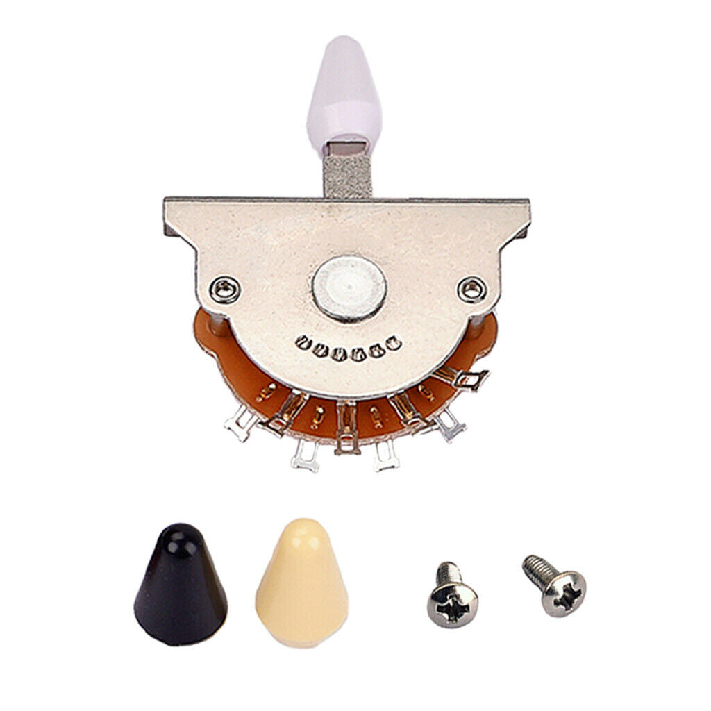 Durable Copper Guitar 5 Way Pickup Selector Switch Toggle w/ 3pcs Tips
