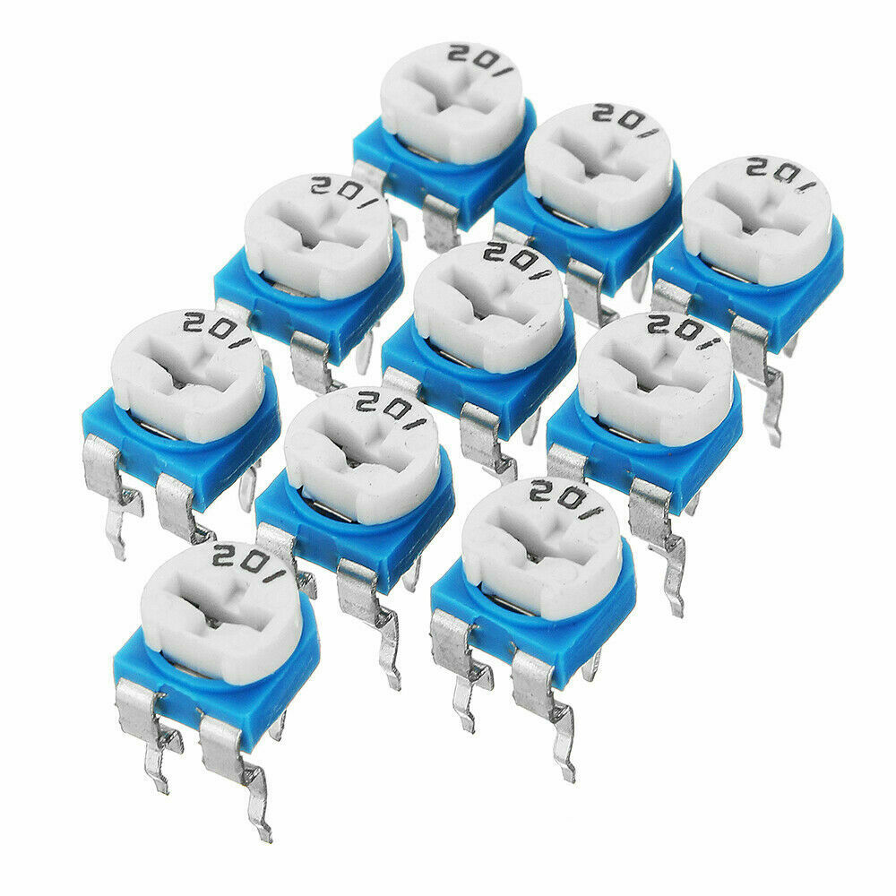 (100Ω–1MΩ) 130pcs 13 Values Variable Resistor Potentiometers Assorted Kit
