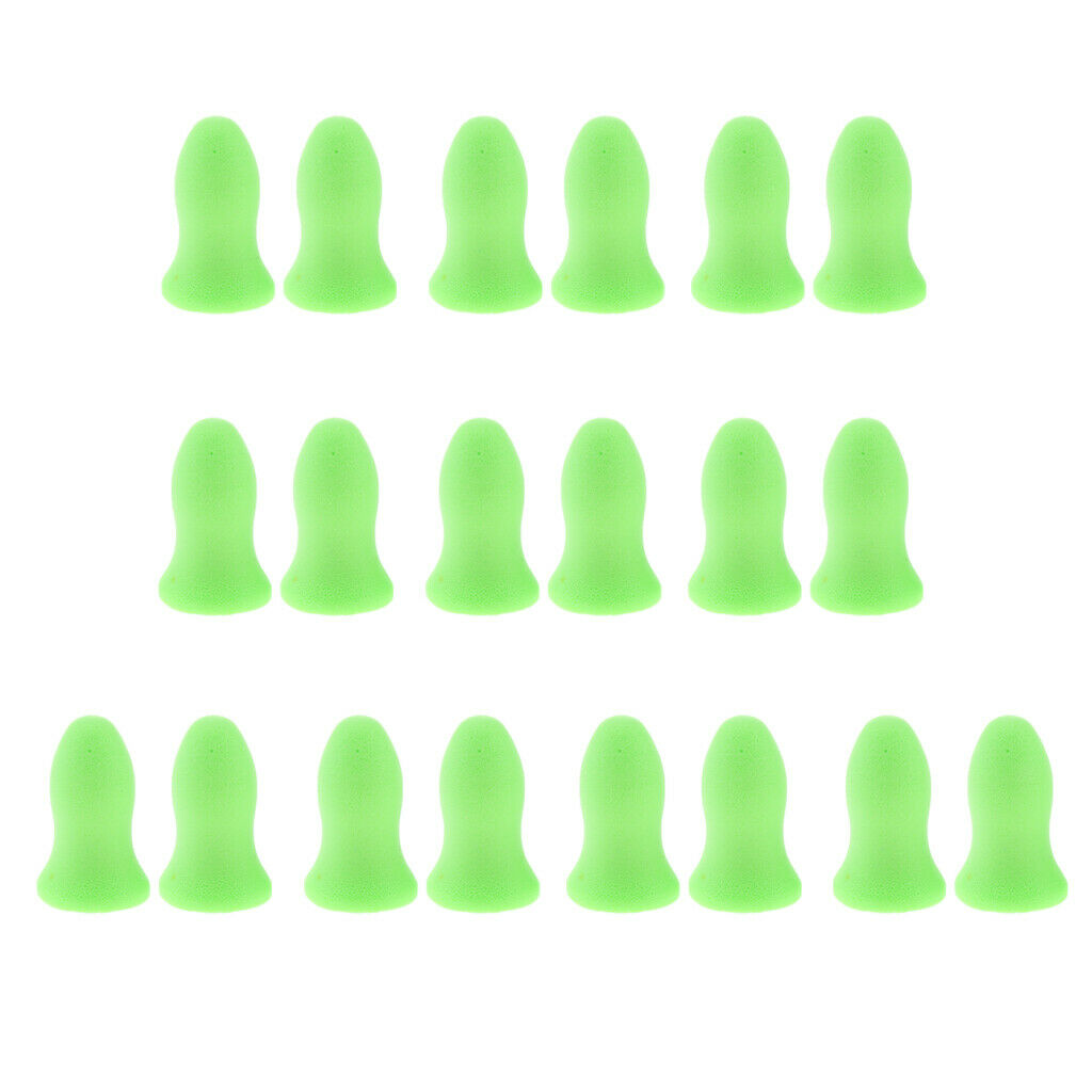 10Pairs Women Men Foam Work Study Ear Plug Noise Reduction Sleeping Earplugs