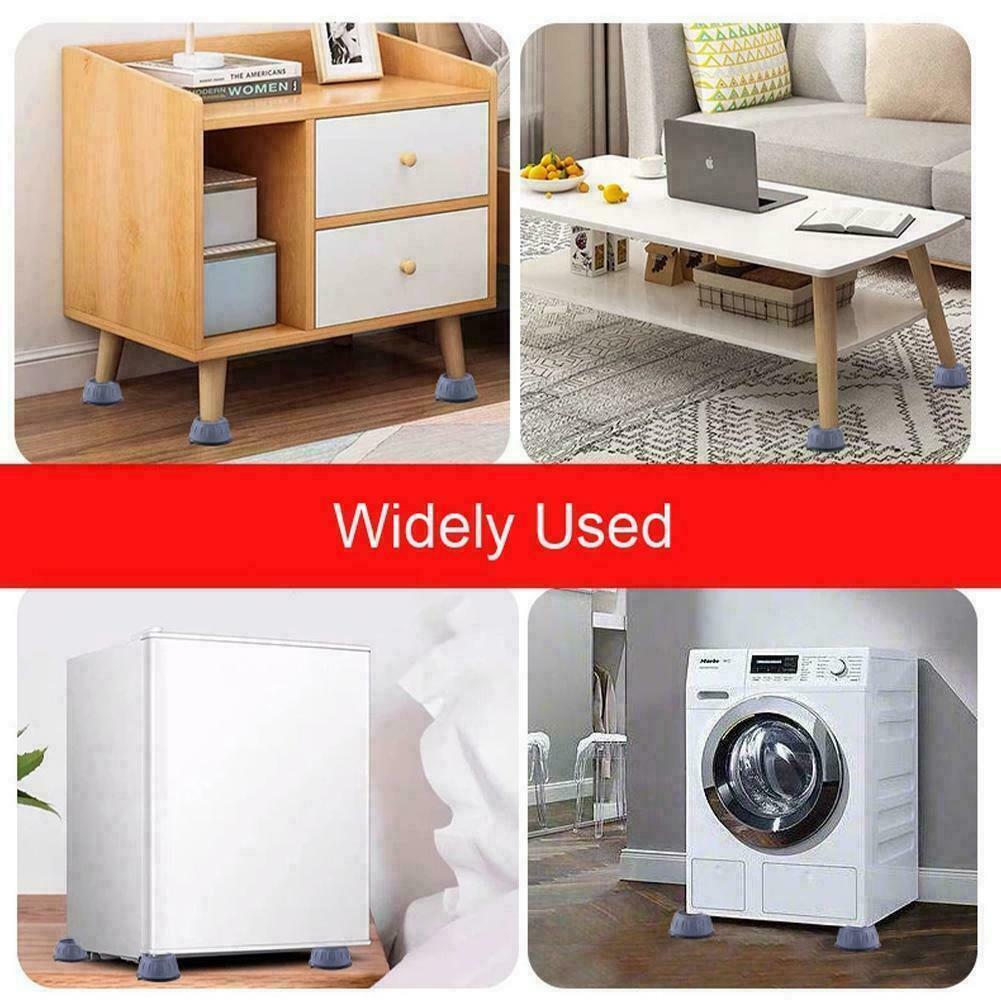 Anti-Vibration Feet Pads Washing Machine Rubber Base hj4 Mat Non-Slip new