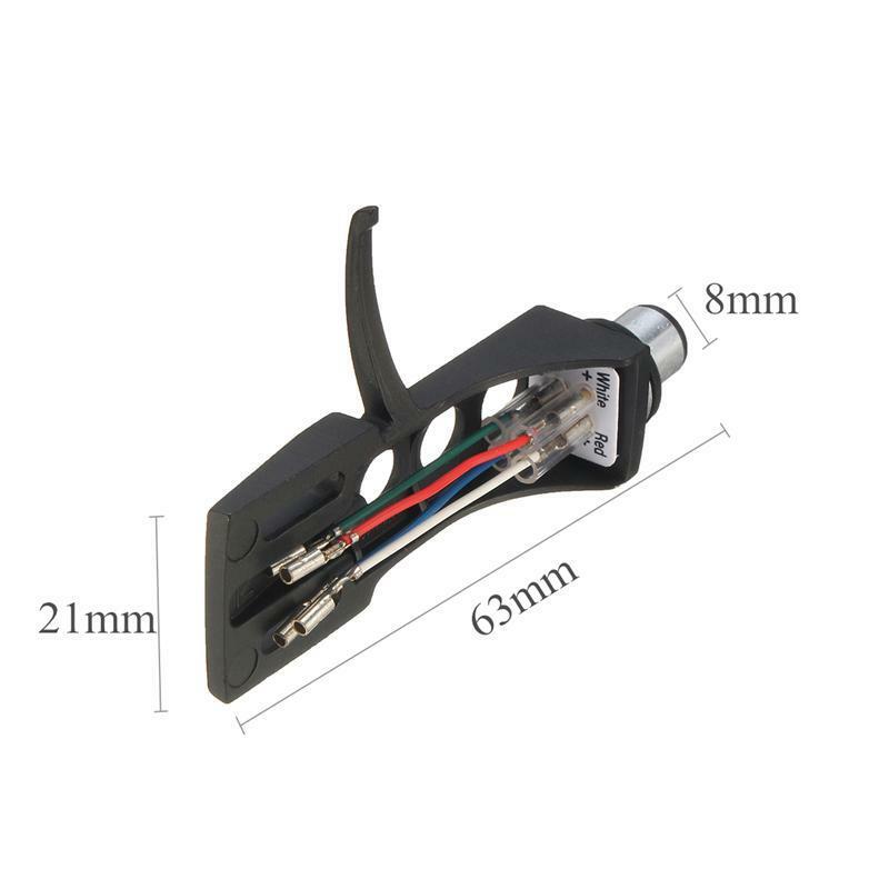 1Pcs Black Turntable Head shell For Technics For Other Turntables 4 Pin Contacts