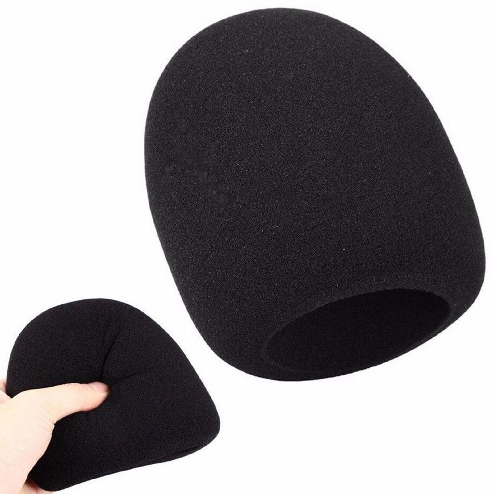 Pop Filter Windscreen Microphone Sponge Foam Cover For Blue Yeti Pro Mic Black