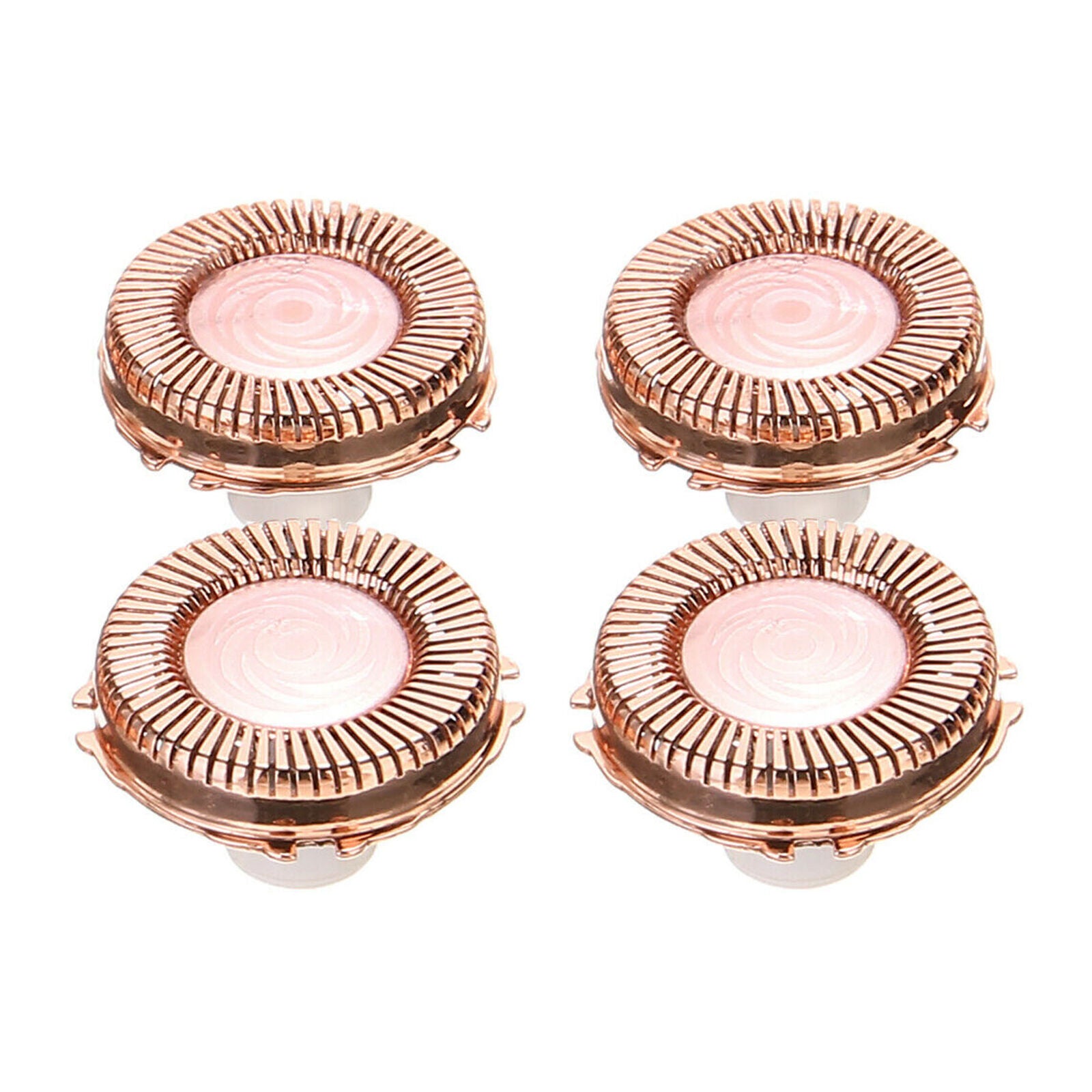 4Pcs Facial Hair Remover Replacement Heads For Flawless Touch Facial Cleaning