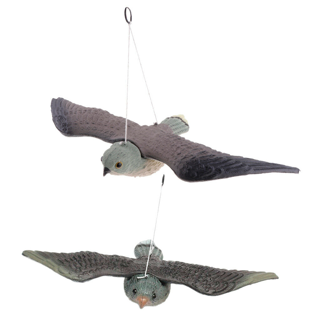 2X Flying  Pigeon Decoy Garden Plant Rodent Bird Control Hunting Scarer