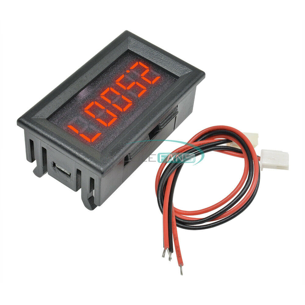 DC 0-4.3000-33.000V Red 5 Digit Precision Digital Voltmeter Voltage Panel Meter