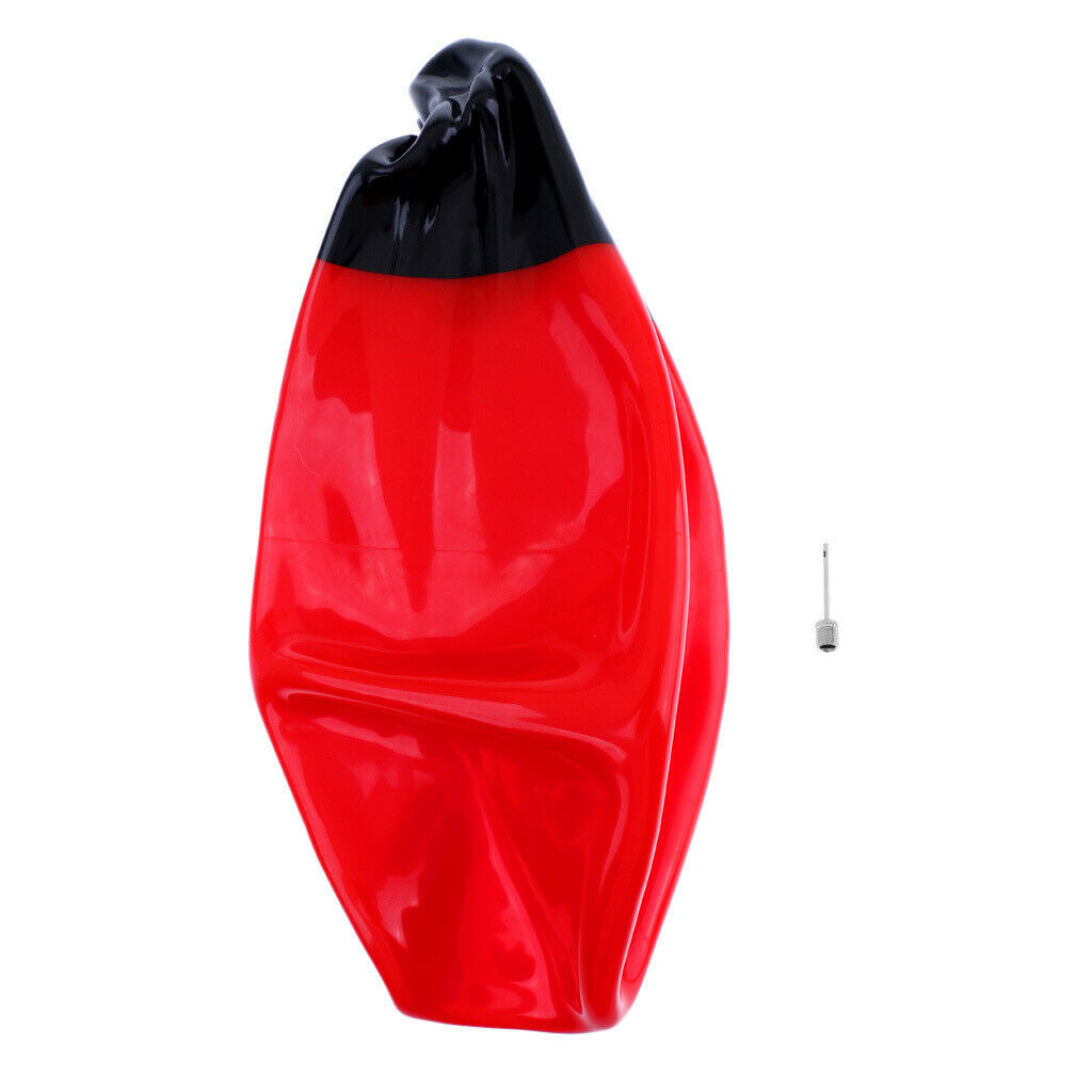 Marine Yacht Fender Premium PVC Bumper Dock Shield Protection Black & Red