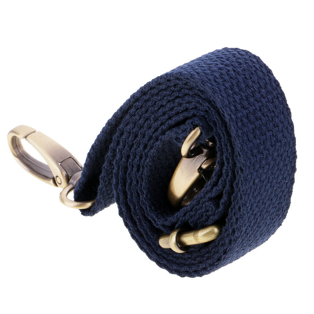 2x Canvas Adjustable Handbag Strap Replacements Bag Crossbody Bag 120cm