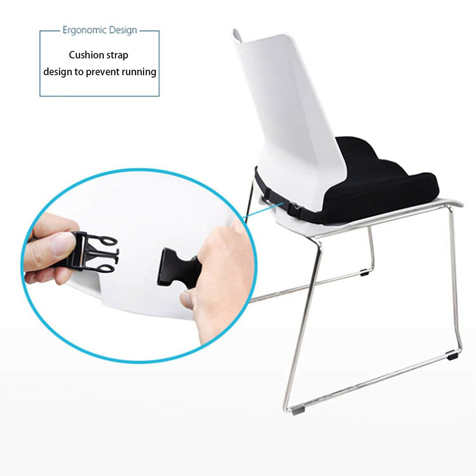 Office Computer Chair Seat Cushion Pillow Memory Foam Car Coccyx Seat Pillow