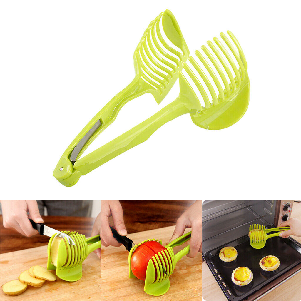 Plastic Chopping Holder Clip Cooking Gadget Tool f/ Lemon Lemon Onion Dicer
