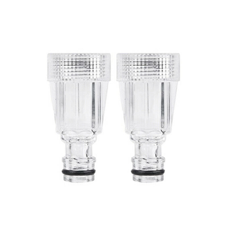 2Pcs 3/4" Thread Quick Connector Car Washing Machine Water Inlet Filter for Home