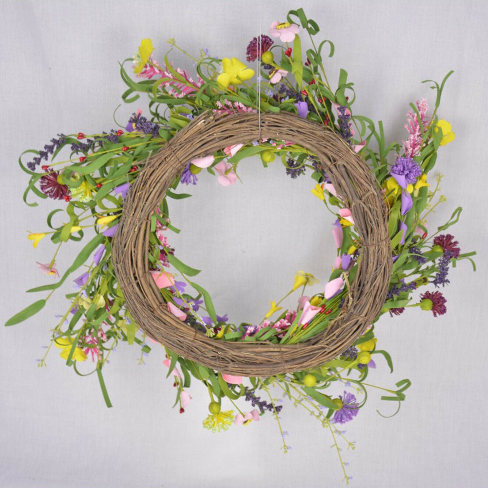 Flower Wreath Handmade Floral Spring Summer Garland Shop Window Decorative