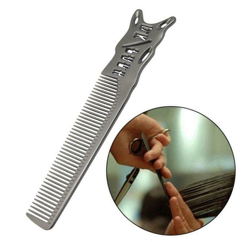 Aluminum Metal Cutting Comb Hair Hairdressing & Barbers Salon Combs Men Women