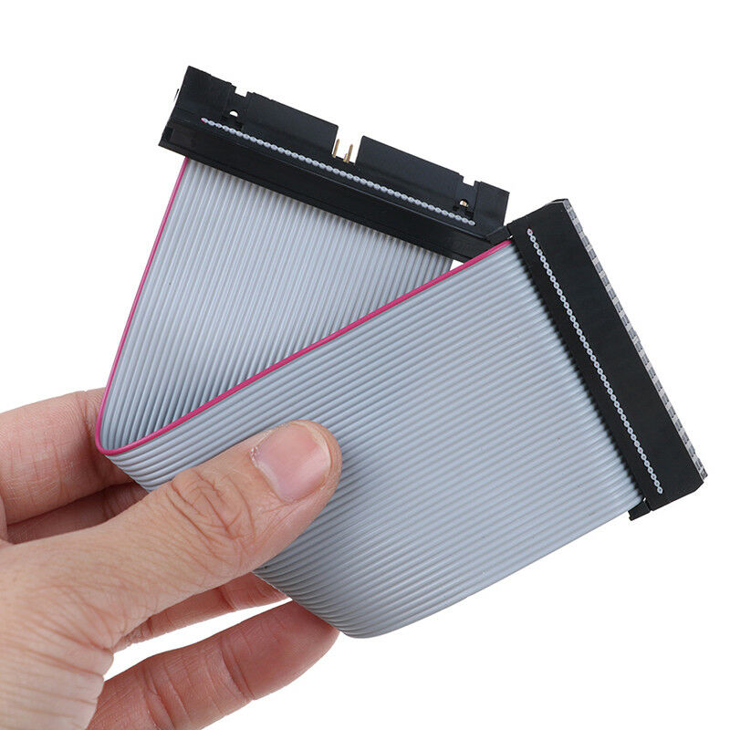 IDE 40 Pin Male to female pata hard drive hdd extensions'flat ribbon cabl.l8