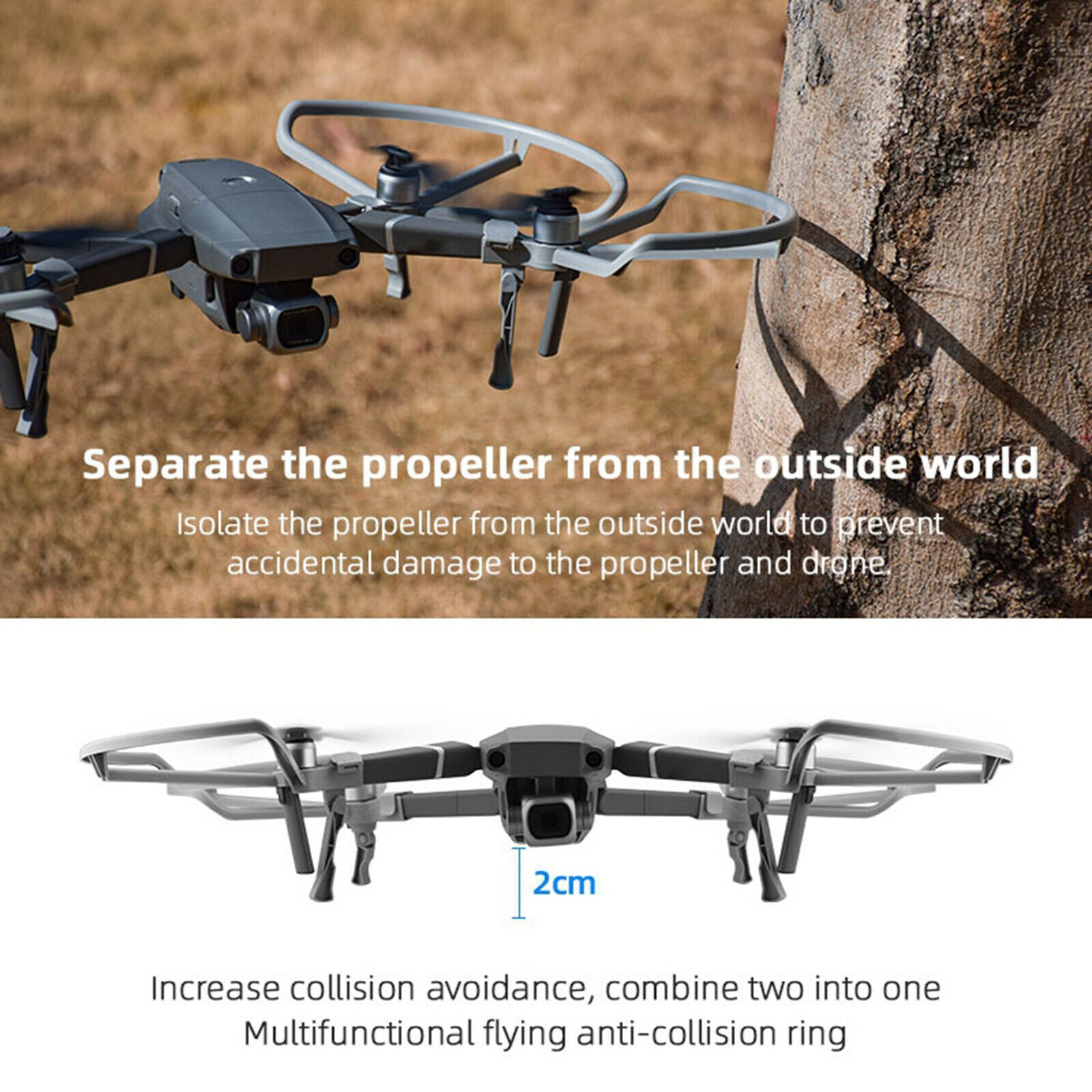 4pcs Quick-Release Propellers Guard Prop Protector Cover for DJI Mavic 2 PRO/