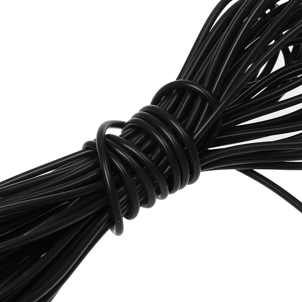 2x High Quality Silicone Rig Tube Sleeve Anti- Rig Tubing for Carp Fishing Black