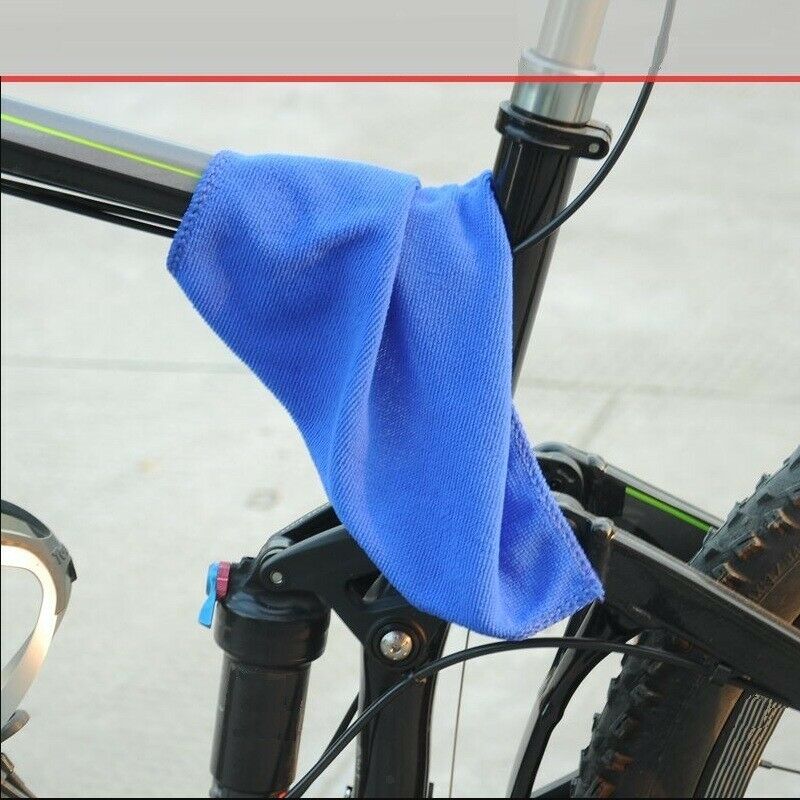 5 lot Soft Clean Towel Motorcycle Bicycle Cleaning Cloth Rags Duster Kit