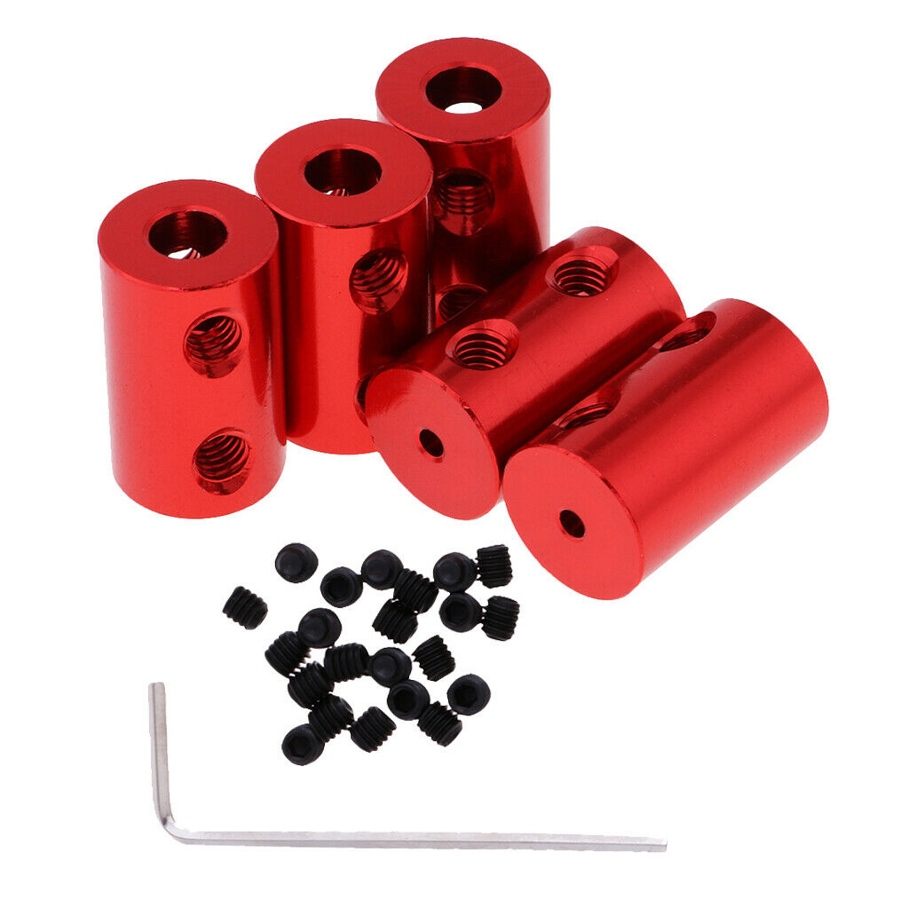 Motor Shaft Rigid Coupler Sleeve Adapter Connector for RC Car Boat Ship 2-5mm