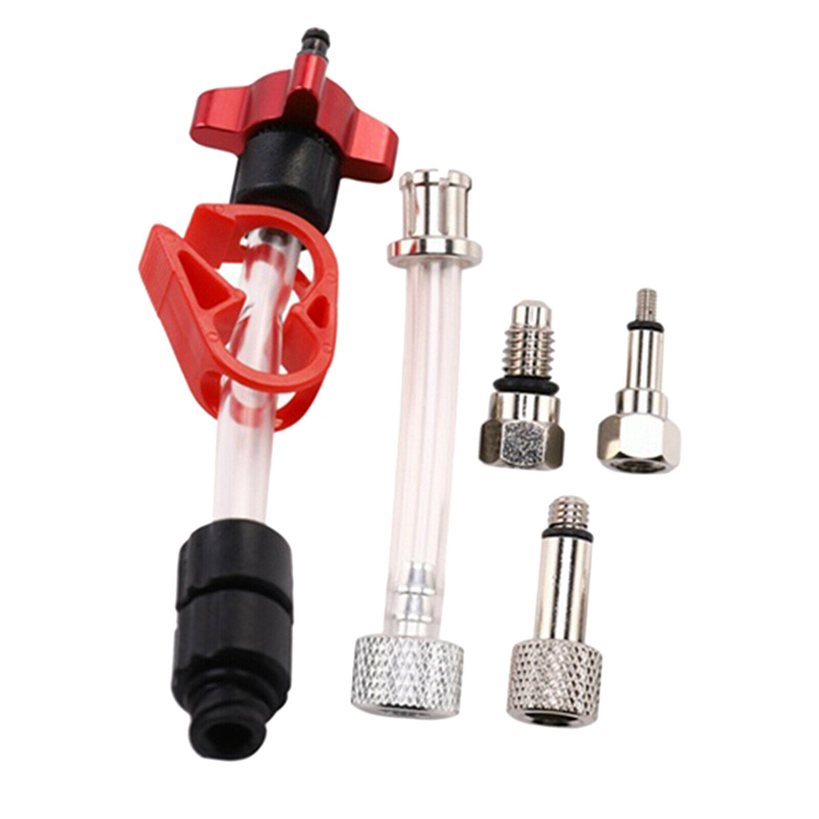 5pcs Professional DOT Oil Bleed Kit Adapter Hydraulic Disc Brake Bleeding Hoses