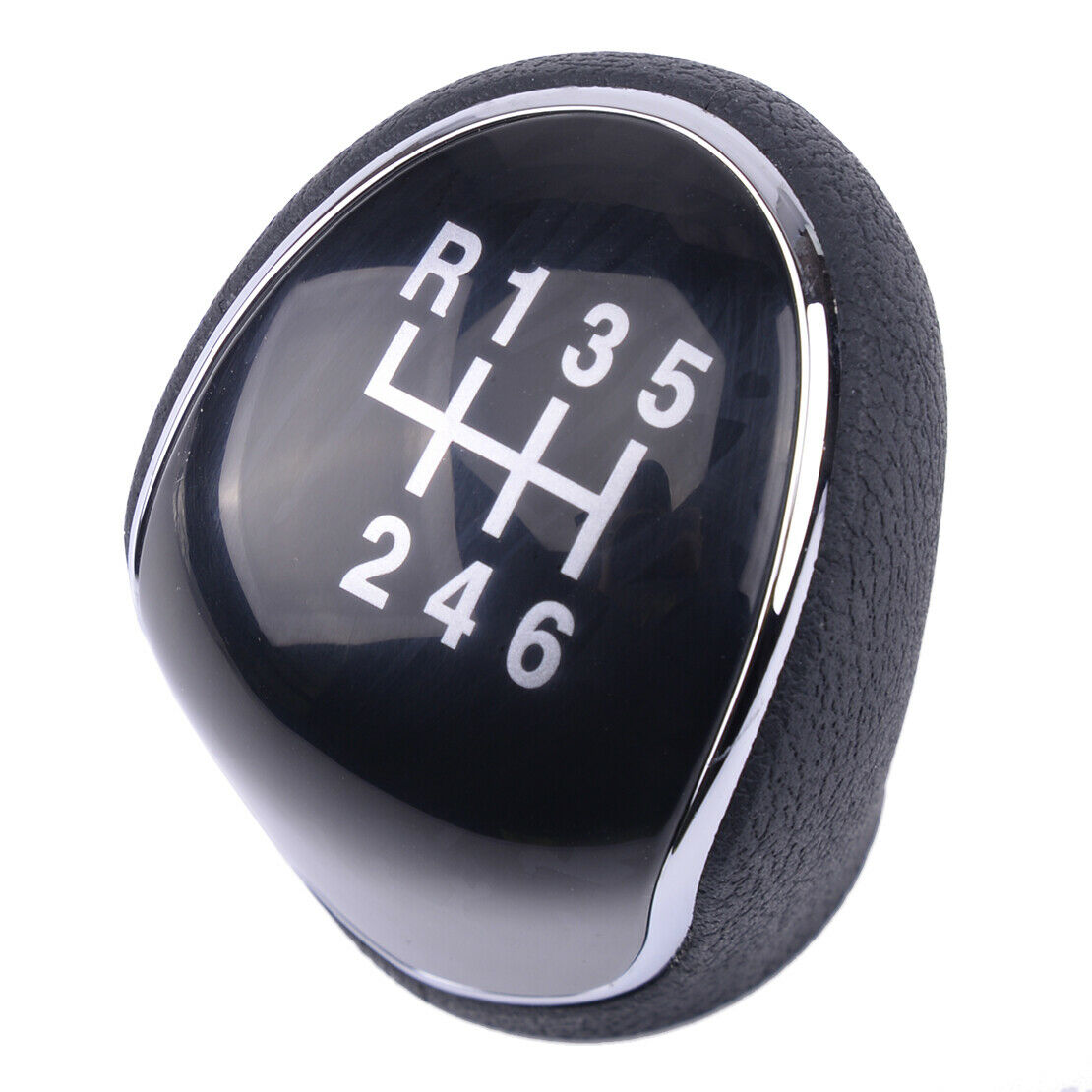 Black 6 Speed Manual Gear Shifter Shift Head Knob fit for Hyundai IX35 Atn