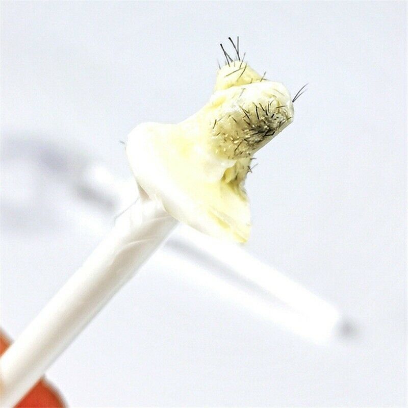 30 x Remover Cleaning Nose Hair Wax Body Applicator Sticks Nasal Hair Plastic