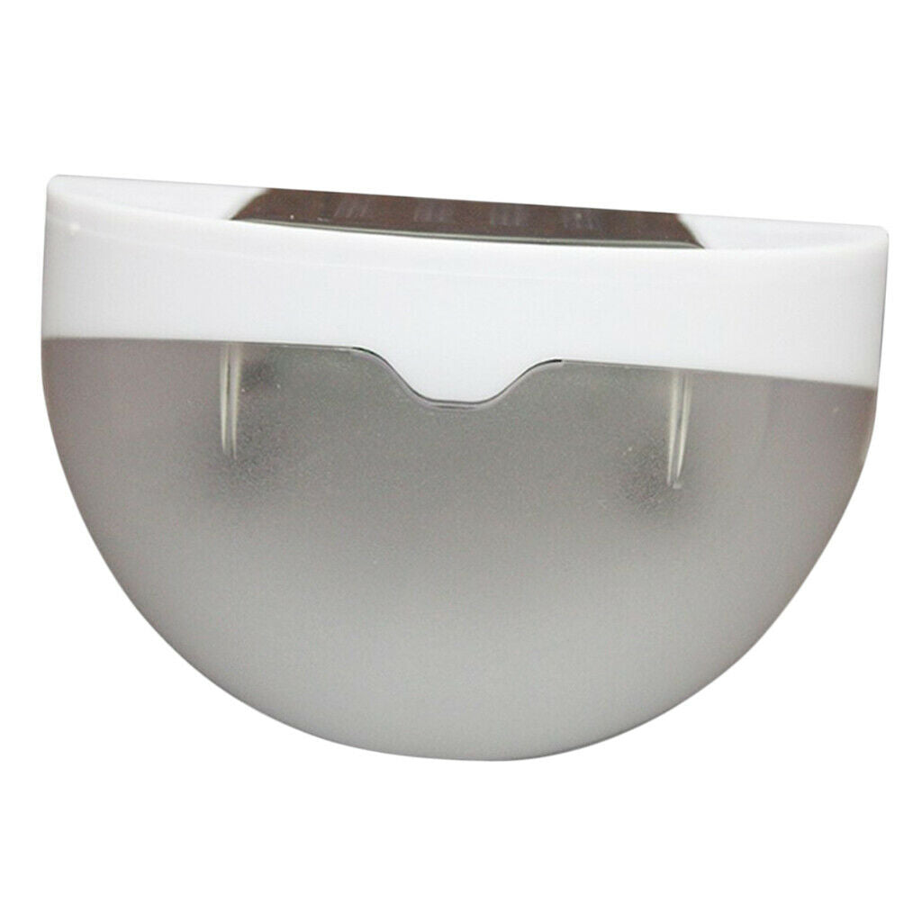 2 Pieces IP65 LED Solar Wall White Light for Patio Garden Fence Pathway
