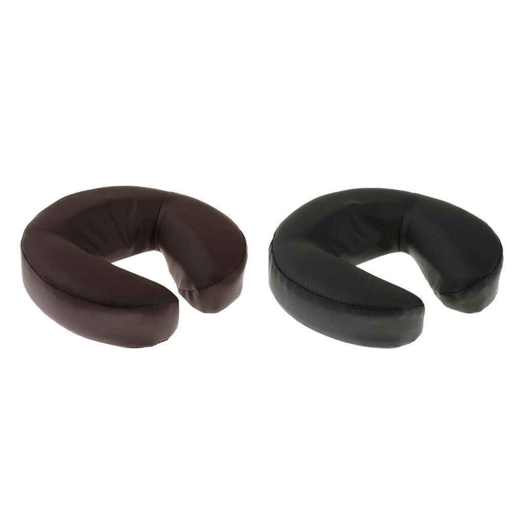 2 Pieces Massage Face Cradle Pillow, Foam Face Down Cradle Cushion U Shaped,