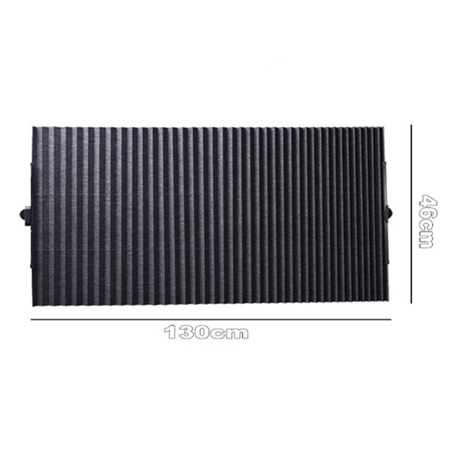 46*130cm Car Retractable Front Rear Window Sun Shade Visor Windshield Cover