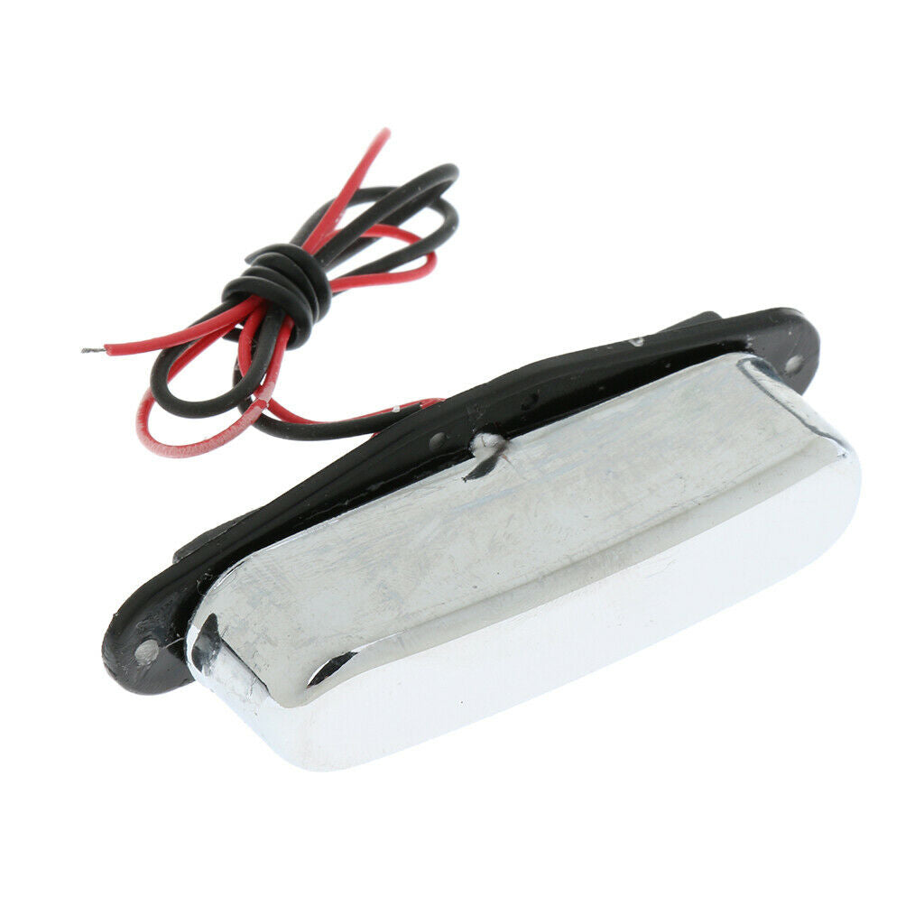 DIY Alloy Electric Guitar Neck Single Coil Pickup Chrome for   Guitar