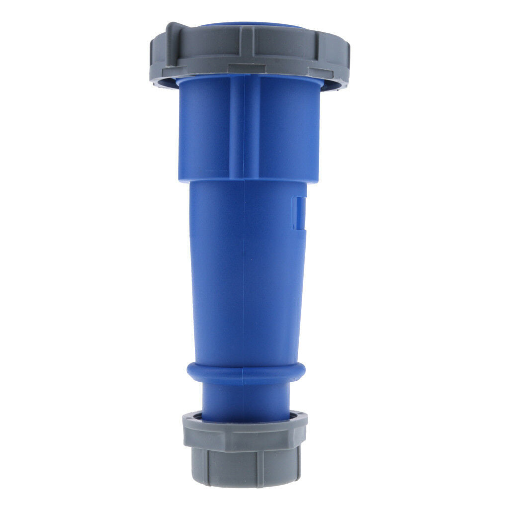 IP67 Waterproof Cable Wire Inline Coupler Connector Socket Plug 16A 2P+E