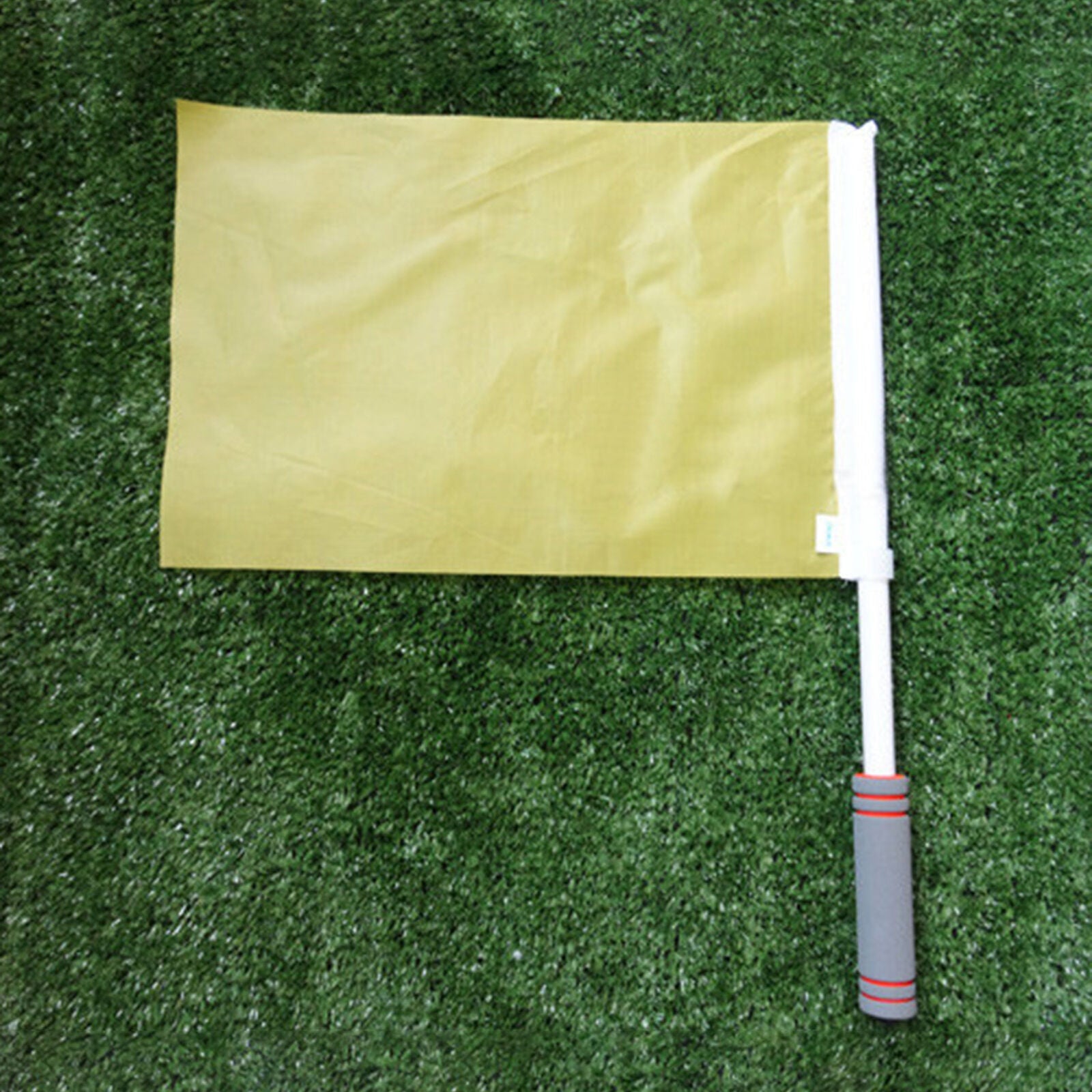 White Soccer Linesman Flag Easy to Carry Reusable Sponge Practical for Soccer Ga