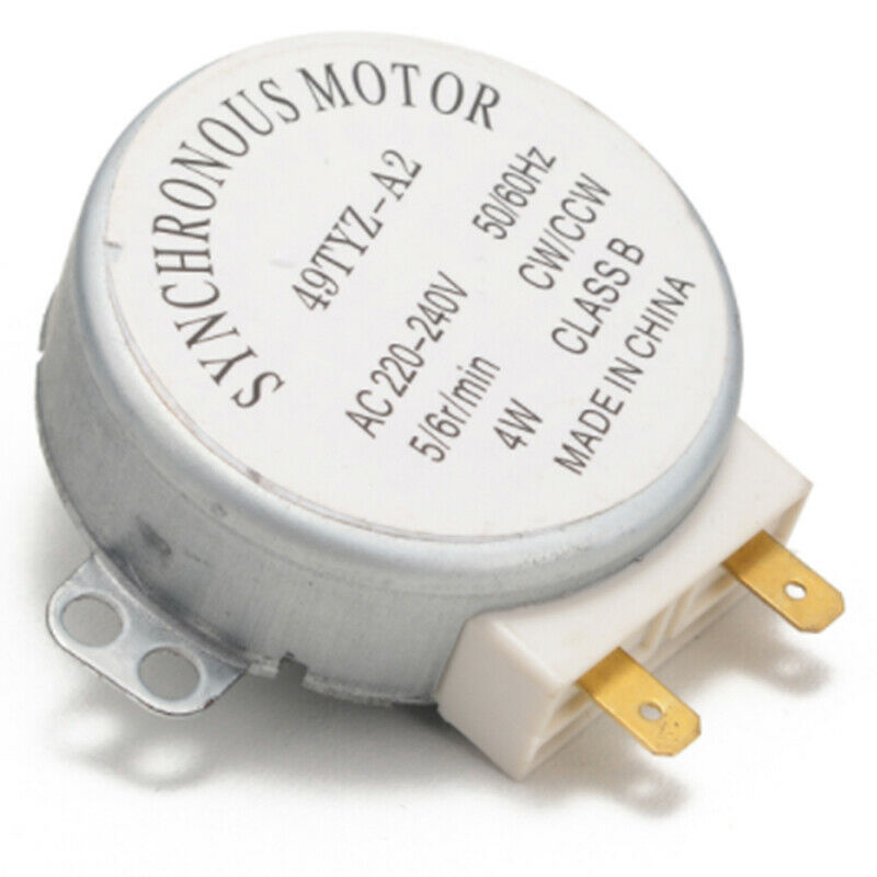 Microwave Oven Synchronous Motor 49TYZ-A2 AC 220-240V CW/CCW 4W 5/6  WF