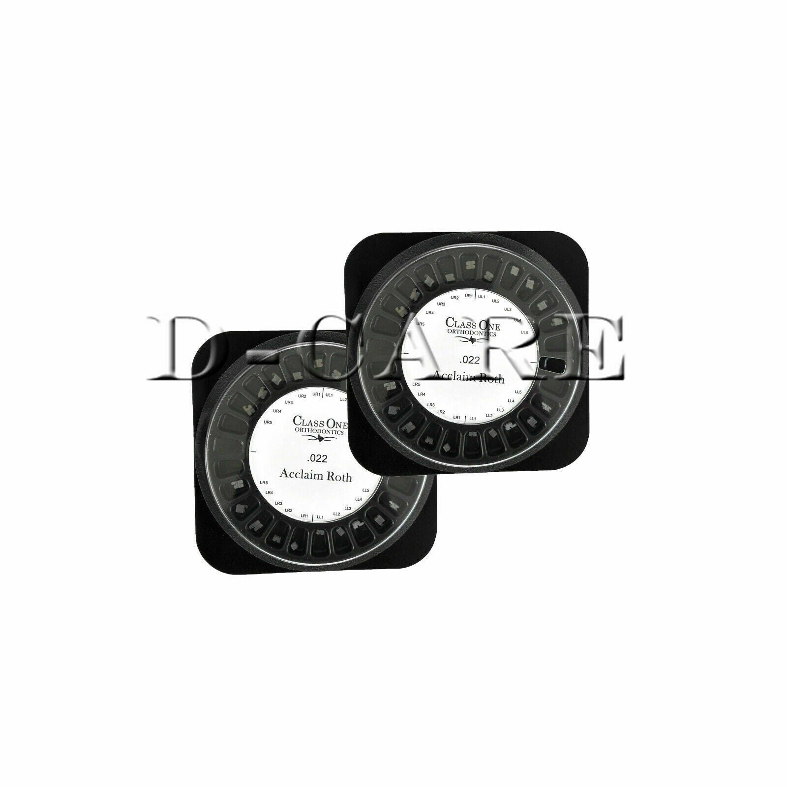 10 x Dental Orthodontic Class One Ceramic Bracket Braces Roth 022 Slot 345 hooks