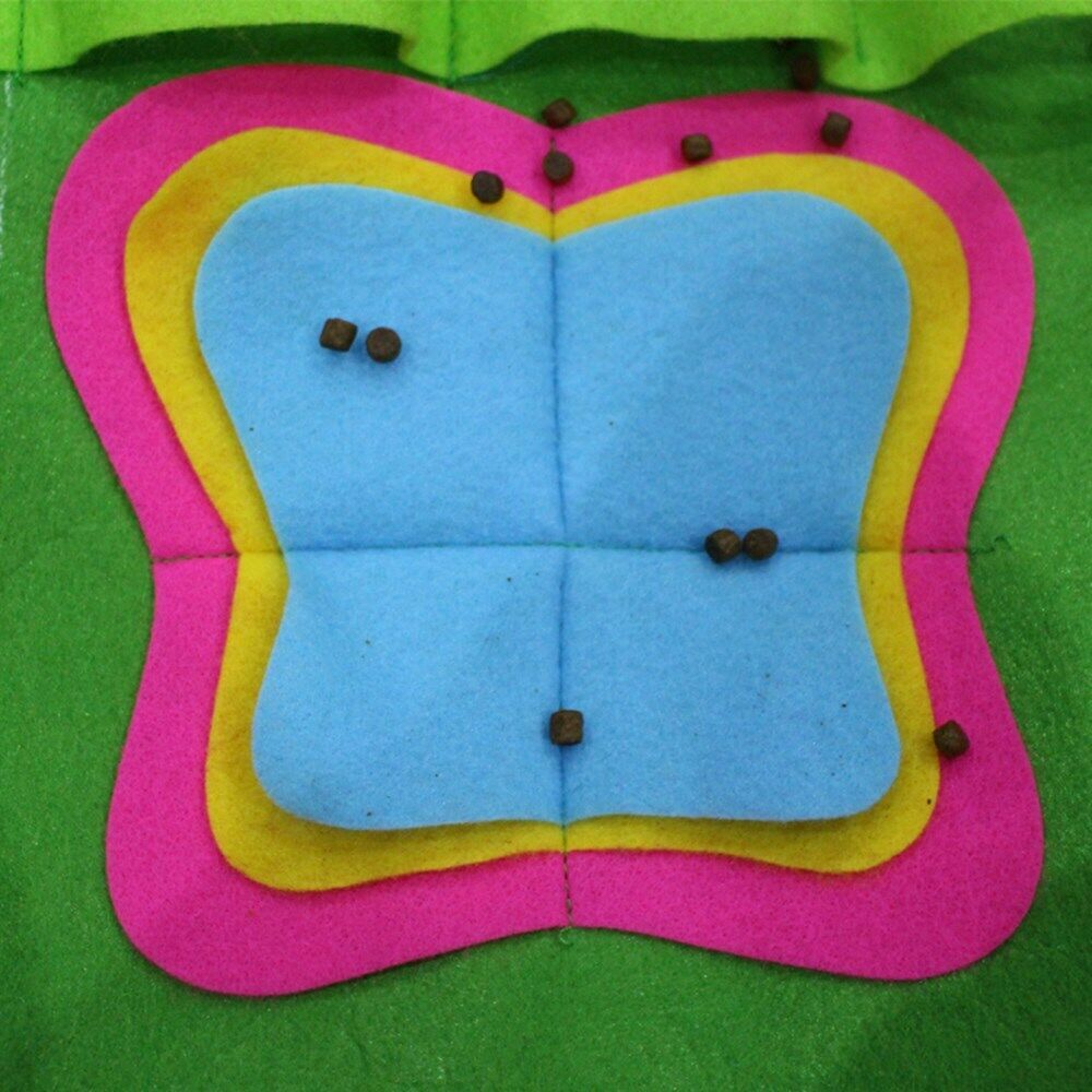 Pet Cat Dog Snuffle Mat Training Sniffing Pad Feeding Blanket Cushion Toys CA