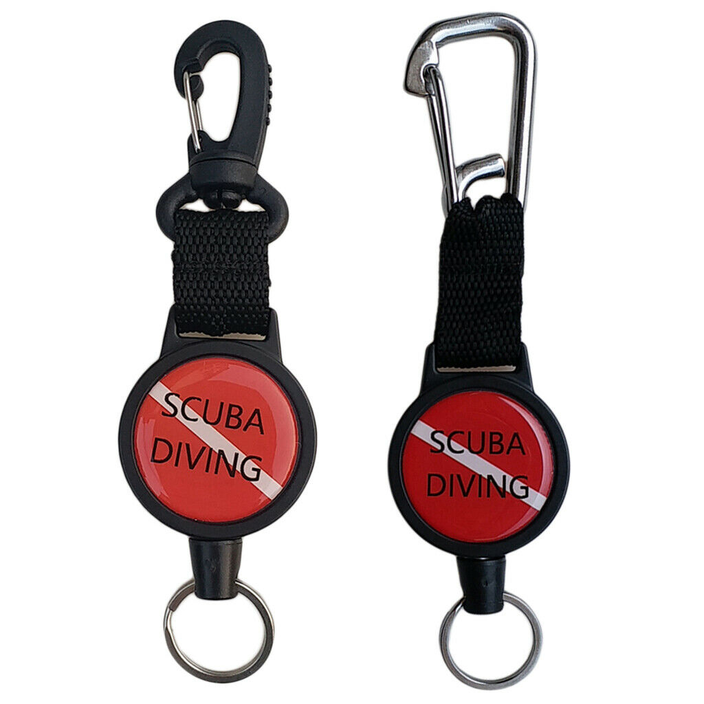 Durable Solid Diving Dive Gear Retractor Dive Lanyard Holder Keeper Buckle