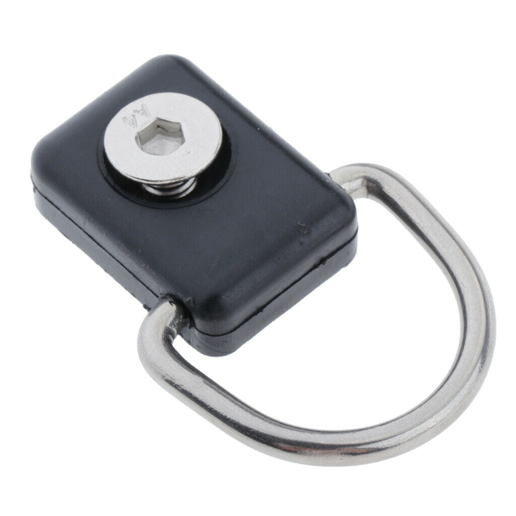 ABS Kayak D Ring Boat Fitting Tie Down Shackle Screws Outfitting Accessories