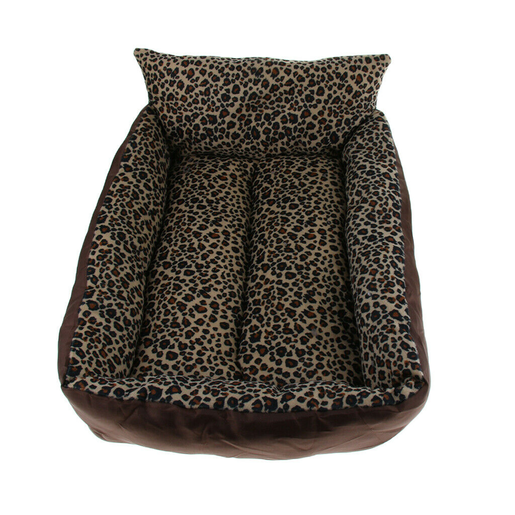 Soft Washable Dog Cat Pet Warm Sofa Bed Cushion With PP Cotton Pillow