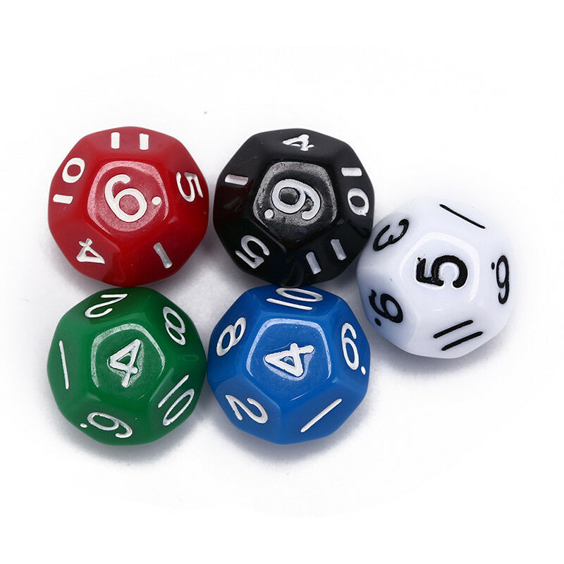 1pc acrylic 12 sided die multiple sided dice for funny party club playing gY1