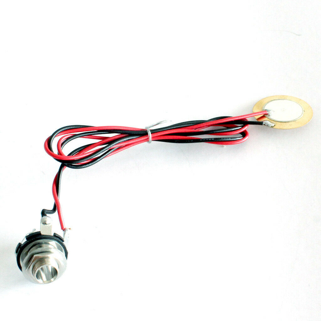 Prewired Guitar Pickup Piezo Transducer Amplifier