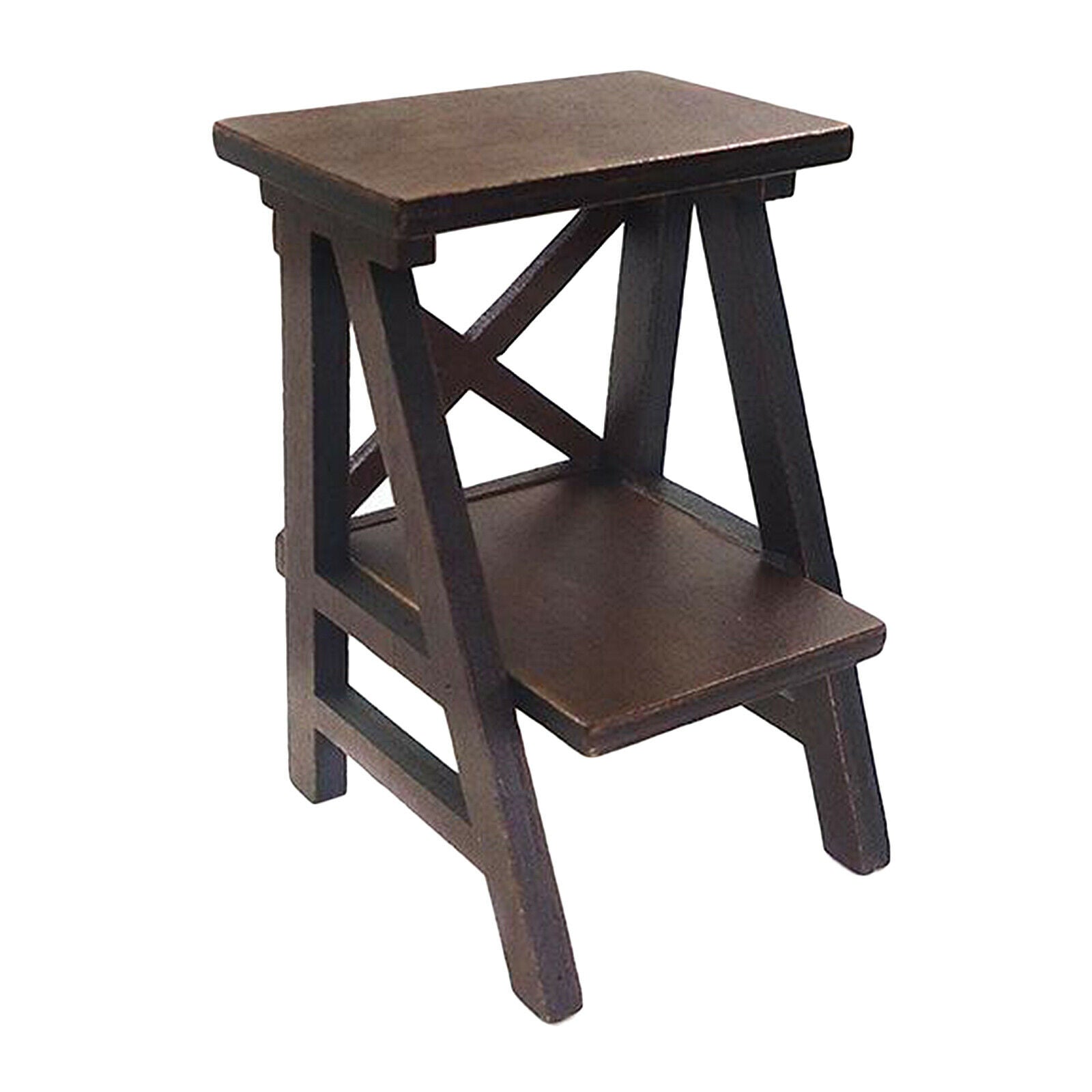 Retro 1/12 Black Stand Floor Flower Rack Garden Rack Shelves Furniture