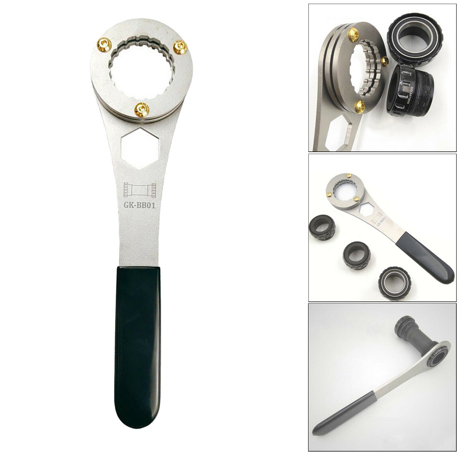 Bike BB Wrench 16-Notch Integrated Bottom Bracket Tool External Cup Repair