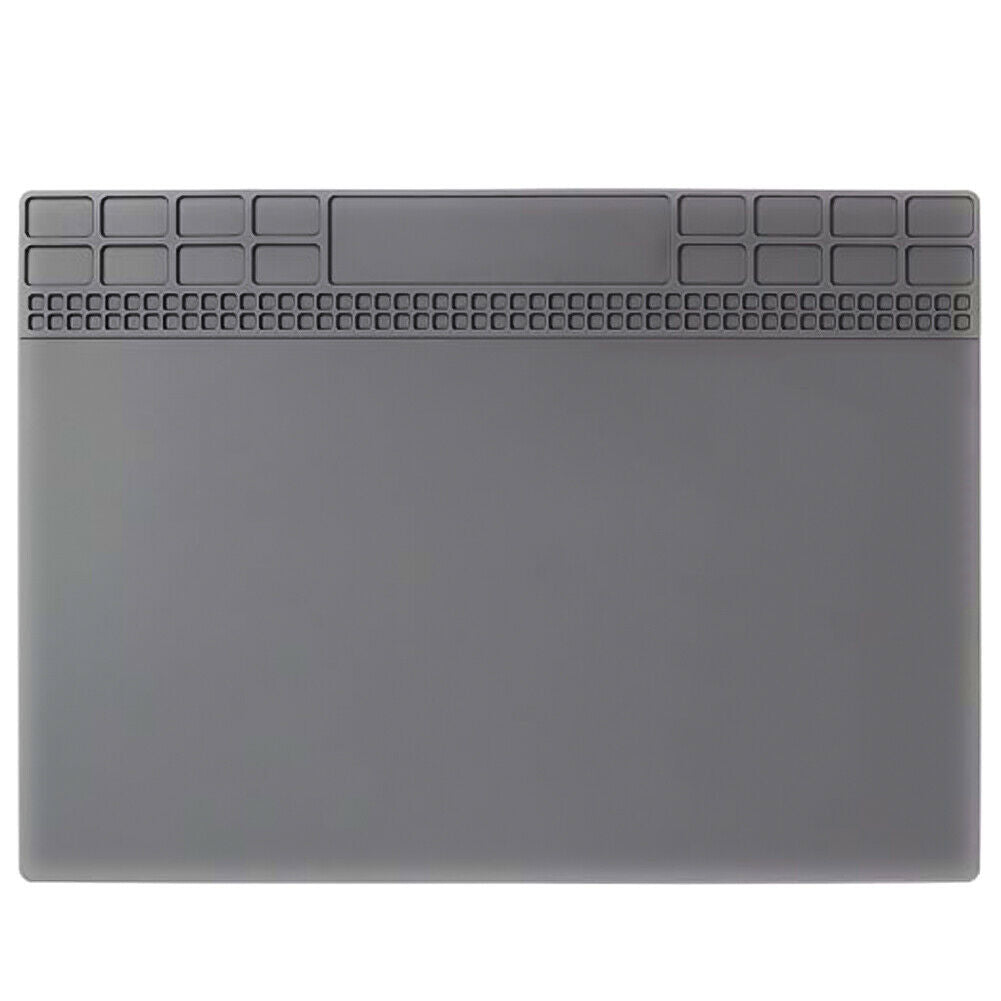 Anti Static Heat 35x25cm Insulation Magnetic Silicone Pad Desk Solder Repair HN