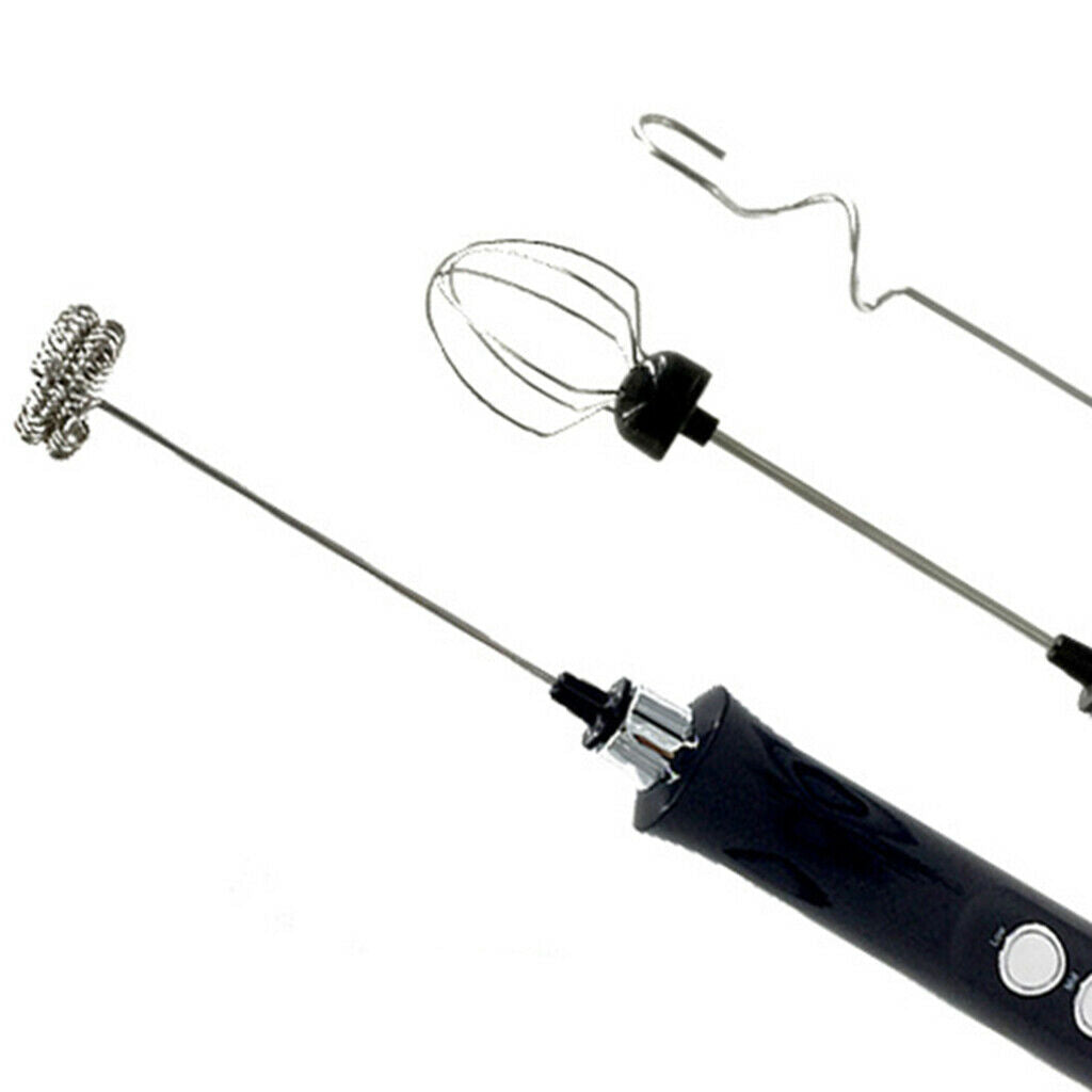 3-in-1 Handheld Electric Milk Frother USB Milk Foam Maker Foamer Drink Mixer