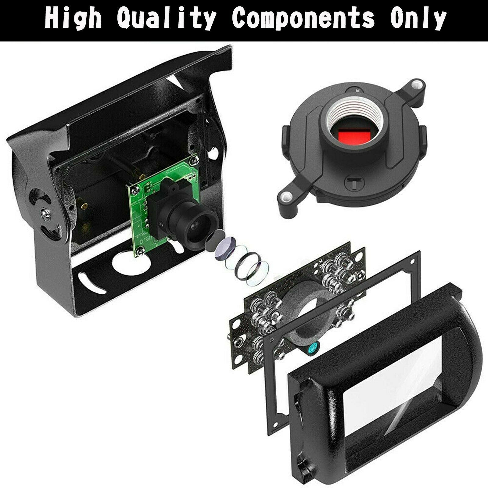 Rear View Backup Camera for Bus Truck Van RV CCD IR Night View Waterproof CA