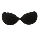 Self Adhesive Invisible Silicone Sticky Push-up Bra Black S